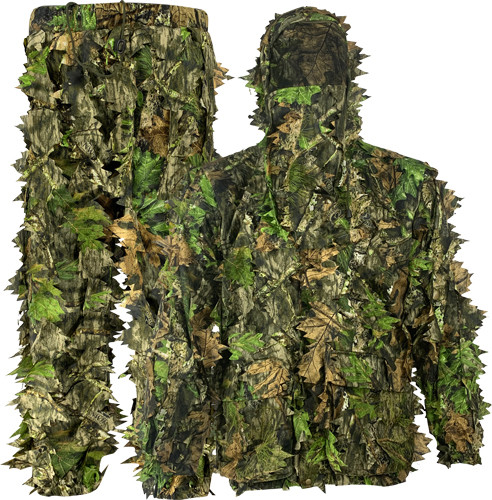 Titan 3D OBS-OFS-2X/3X Leafy Suit in Mossy Oak Obsession — Multi-Fit Long Sleeve Hunting Apparel