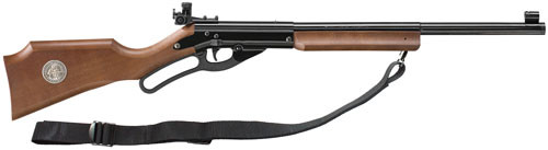 Daisy Model 499B Champion .177 Caliber Lever-Cocking Air Rifle with Hardwood Monte Carlo Stock