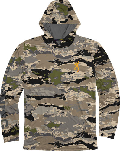 Browning Realtree Wave Camo Hooded Long Sleeve X-Large Polyester Hunting Hoodie