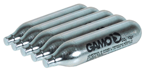 Gamo 12-Gram CO2 Cartridges for Air Pistols (5 Pack) – Model 00026