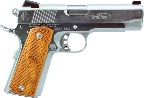 Tristar American Classic Commander .45 ACP Semi-Auto Pistol with Chrome Finish