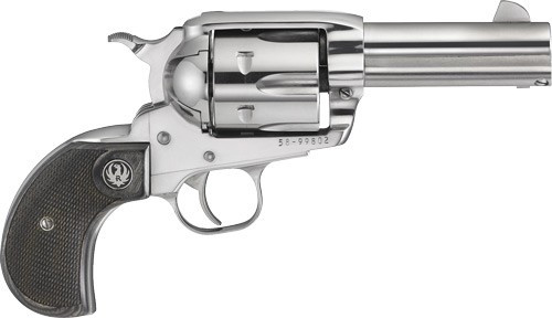 Ruger Vaquero .44 Magnum 3.75-Inch Stainless Revolver with Black Laminate Grips