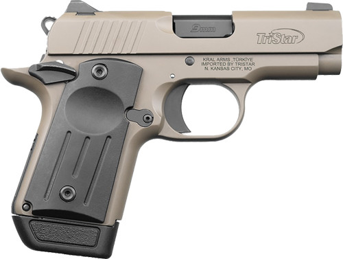 Tristar Protege X Sub Compact 9mm Luger Semi-Auto Pistol with Flat Dark Earth Frame