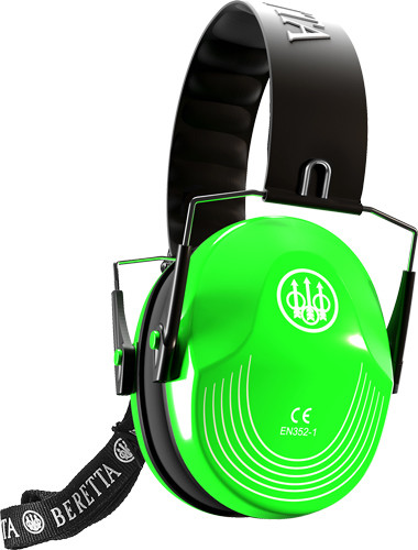 Beretta Safety Pro Ear Muffs – Lime Green Noise-Reducing Hearing Protection