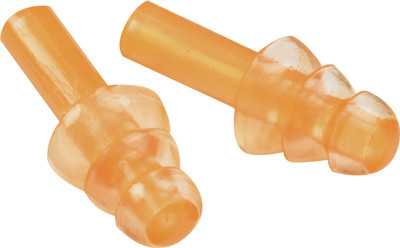 Champion Silicon Gel Ear Plugs - Comfortable Noise Reduction Ear Protection with Cord, Orange (Part No. 40960)