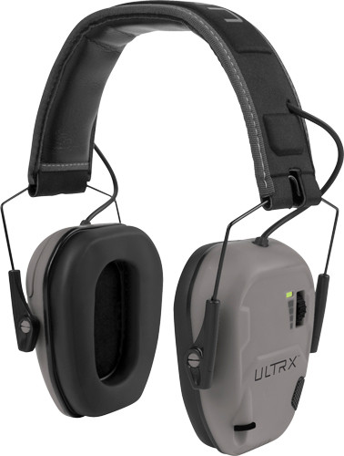 Allen ULTRX Bionic Electronic Ear Muffs – Gray/Black with Wave Compression System
