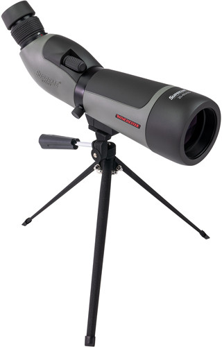 Winchester Optics Supreme 20-60x65 Spotting Scope with Rugged Carrying Case and Tripod
