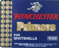 Winchester W209 Shotgun Shell Primers – Reliable All-Weather Ignition for Hunting and Shooting Sports