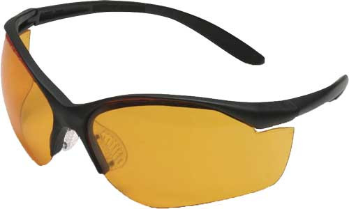 Howard Leight Vapor II Glasses with Orange Anti-Fog Lenses - Adult Safety Eyewear