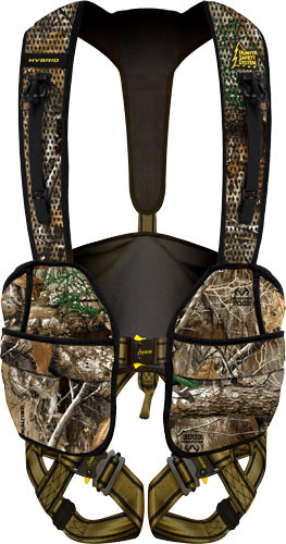 Hunter Safety System HSS Safety Harness Hybrid 2X/3X – Realtree Xtra with Mesh Cell Phone Pocket