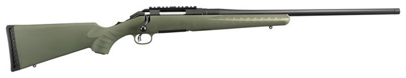 Ruger American Predator 6.62 lb 18-Inch .308 Win Bolt-Action Sporting Rifle with Green Synthetic Stock and Aluminum Scope Rail