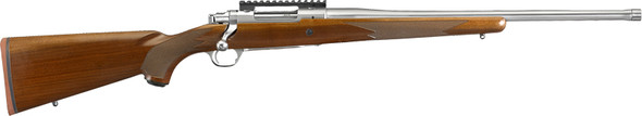 Ruger Hawkeye Hunter 7mm Remington Magnum Bolt-Action Sporting Rifle with Walnut Stock