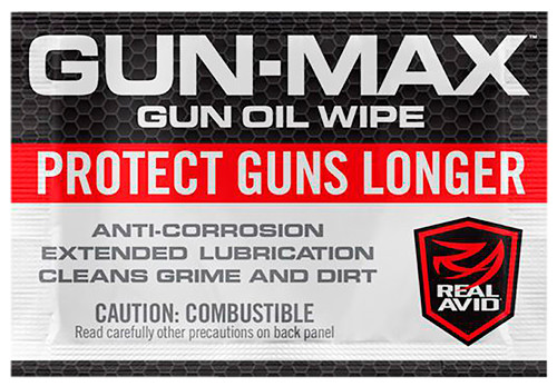 Real Avid Gun Max Gun Wipes - Chemical Cleaning Wipes for Firearms