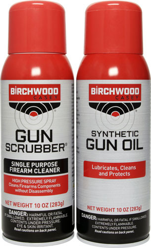 Birchwood Casey B/C Gun Scrubber & Synthetic Gun Oil Two-Pack