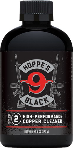 Hoppes Black Copper Cleaner - 4 oz Bottle for Firearm Bore Cleaning