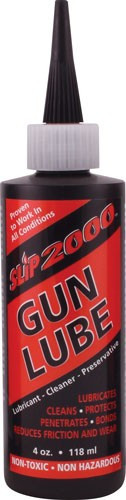 Slip 2000 4 oz. Gun Lube – All-in-One Cleaner, Lubricant, and Protectant for Firearms