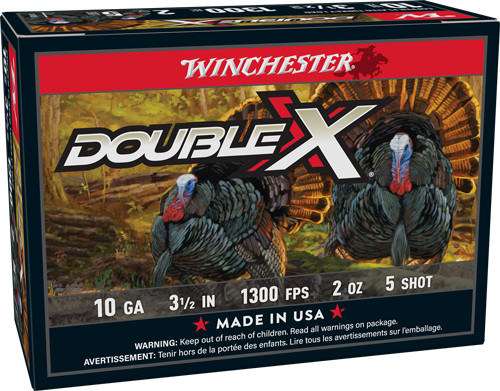 Winchester Ammunition Double-X 10 Gauge 3.5-Inch Shells with 1300 FPS Velocity