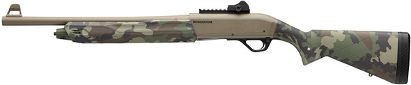 Winchester SX4 Defender 12 Gauge Semi-Auto Shotgun with Camouflage Synthetic Stock and Chrome Finish