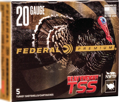 Federal Heavyweight TSS 20 Gauge Shotshells – 1-5/8 Ounce #7-#9 Non-Toxic Shot, 5 Per Box