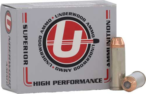 Underwood Ammo 45 Long Colt +P 300 Grain Jacketed Hollow Point Ammunition