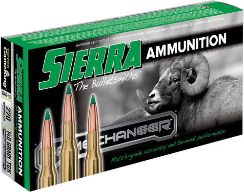 Sierra Bullets GameChanger .270 Winchester 140-Grain Polymer Tipped Bullet