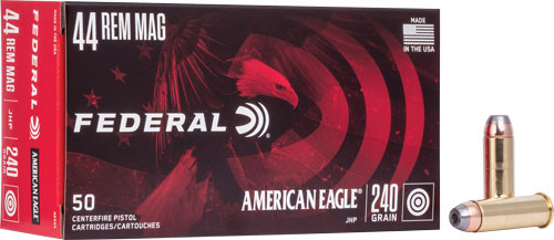 Federal AE 44 Rem Mag 240-Grain Jacketed Hollow Point Ammunition