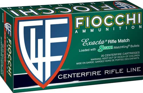 Fiocchi 308 Winchester 168 Grain Sierra GameKing HPBT Ammunition