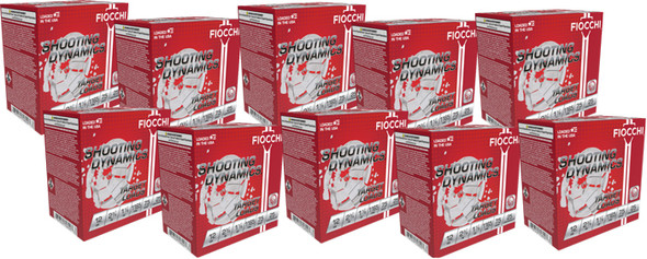Fiocchi 12 Gauge 2.75-Inch Shotshells with 1-1/8 Ounce #7.5 Lead Shot - 25 Rounds per Box