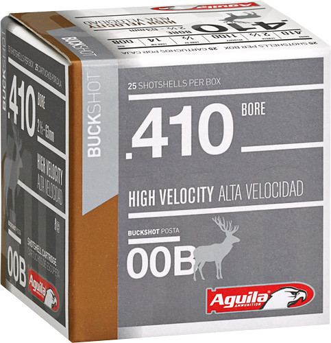 Aguila 1C4100BA 410 Bore 00 Buckshot Shotshells - 2.75 Inch, 1275 FPS, Lead
