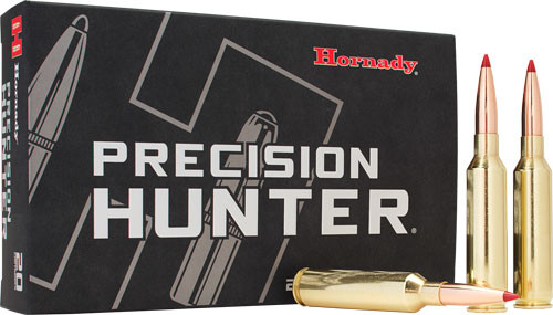 Hornady Precision Hunter 7mm PRC Polymer Tipped Bullets - 175 Grains, Reloadable, 20 Rounds per Box