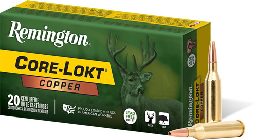 Remington 30-06 Springfield 150-Grain Copper Jacketed Hollow Point Ammunition - Reloadable