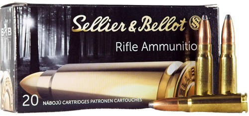 Sellier & Bellot 7.62x39 124-Grain Soft Point Ammunition, 20 Rounds per Box