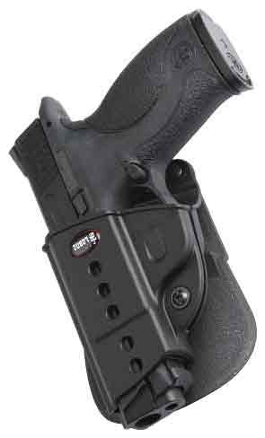 Fobus E2 Paddle Holster for S&W M&P, Left Hand - High Density Polypropylene, Black
