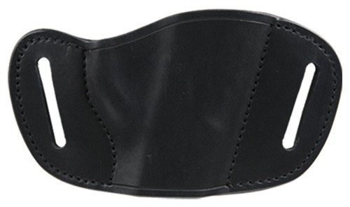 Bulldog Leather Belt Slide Holster for Medium Frame Autos, Black, Model MLB-M