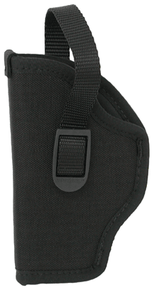 Michaels Left-Hand Hip Holster for Large Autos #15 - Black, Waterproof, Cordura Nylon
