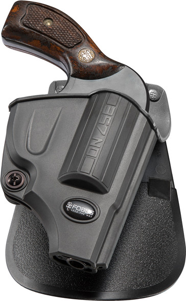 Fobus E2 Roto Paddle Holster for S&W J-Frame Revolvers - Black