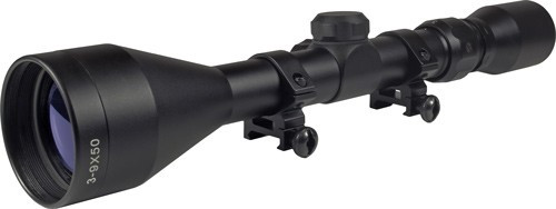 Truglo Buckline 3-9x50mm Rifle Scope with BDC Reticle and Included Rings
