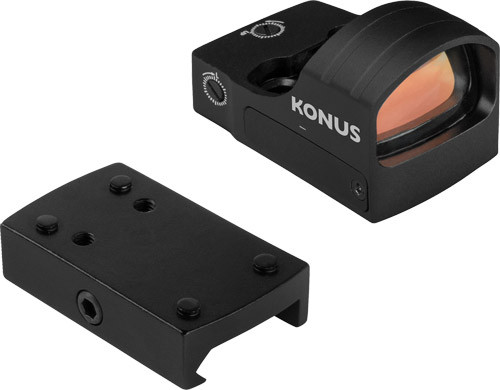 Konus Red Dot Sight Pro Fission - Compact 8 Brightness Settings with Wide Field of View