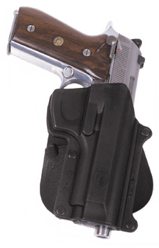 Fobus BR2 Paddle Holster for Beretta 92, Taurus 92/99, and CZ 75B - Right Hand, Lightweight High-Density Polymer Design