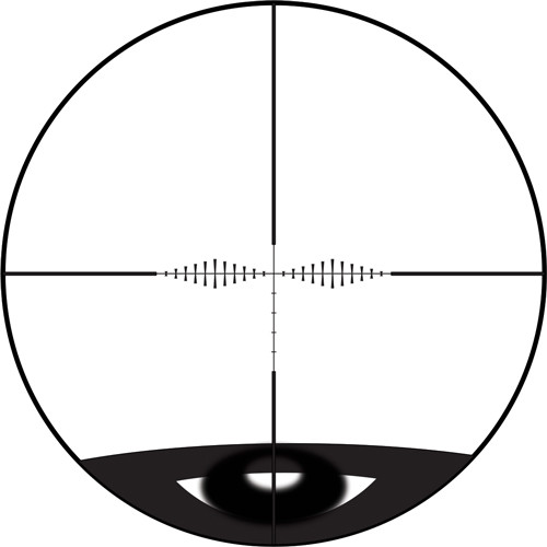 Huskemaw Optics 10530H0 Tactical Rifle Scope, 5-30x56mm with Wind Hold Huntsmart Reticle
