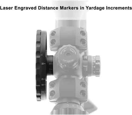 UTG Side Prallax Wheel Add-On for BugBuster Scopes - 80mm Aluminum Adjustable Side Wheel