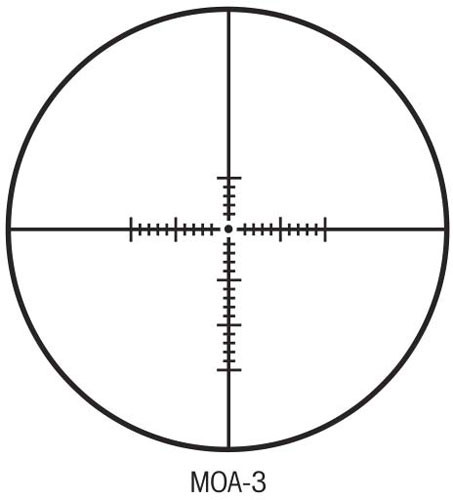 Sightron S-Tac 3-16x42 Rifle Scope with MOA-3 Reticle and 30mm Tube