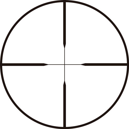 BSA Edge Handgun Scope 2-7X32mm with Dual-X Reticle and 1-Inch Tube
