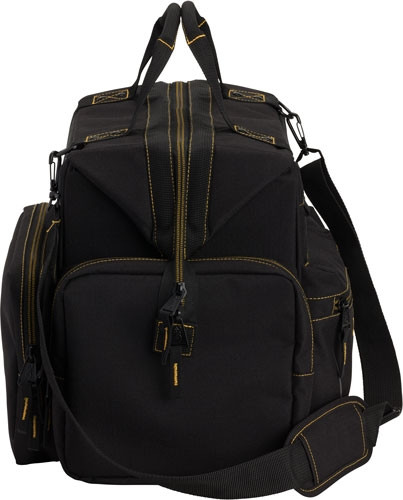 Browning Range Bag with Carry Handle - Rugged Ripstop Nylon Shell, 18"W x 12.5"H x 11"D, Black