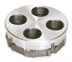 Lee Extra Turret 4 Hole for 4-Station Turret Press - Aluminum Silver