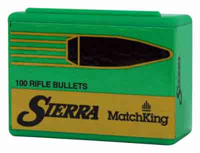 Sierra Bullets .270 Caliber .277 115 Grain MatchKing Hollow Point Boat Tail – Reliable Precision for Target Shooting and Hunting