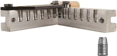 Lee Six Cavity Mold for .38 Caliber Semi Wad Cutter Bullets, Part Number 90295