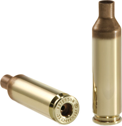 Peterson 40026-R Unprimed Cases for 22 Creedmoor, Pack of 50, Case of 10