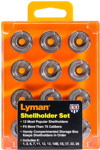 Lyman X-Shellholder 12 Piece Set with Storage Box