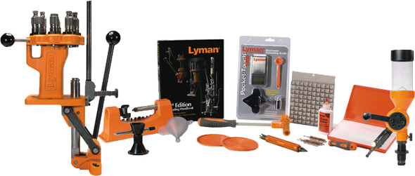 Lyman Brass Smith All American Reloading Kit with Funnel & Primer Tray